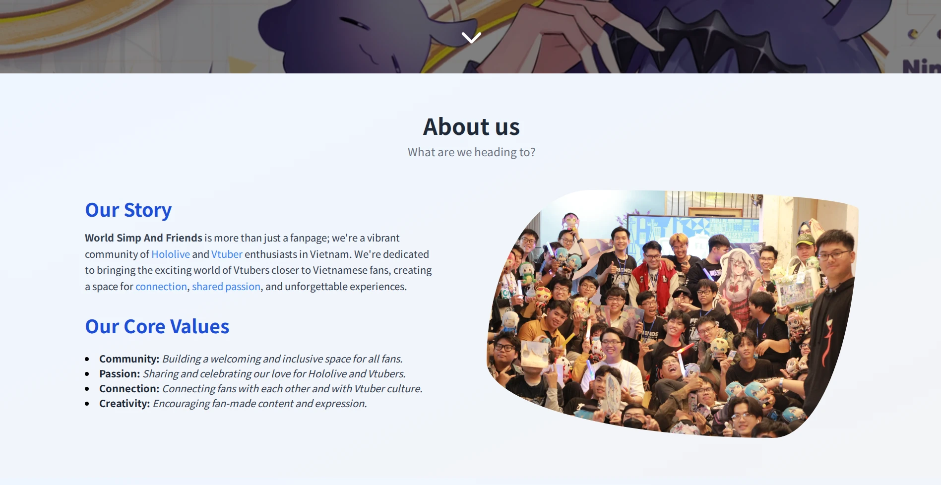 Landing page giới thiệu thương hiệu